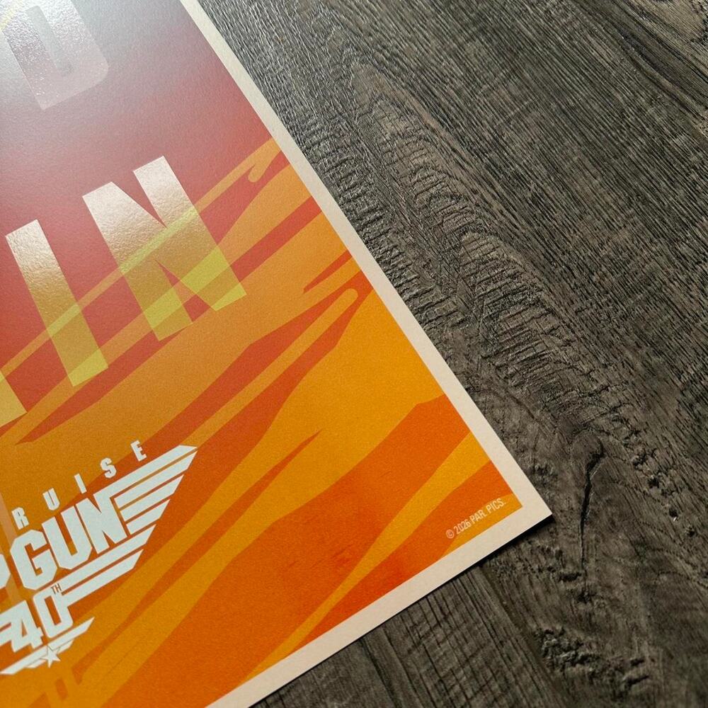 2026 Top Gun Maverick Tom Cruise Movie Promo Collectible Poster - Picture 3 of 8